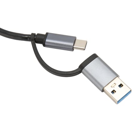 4-in-1 USB 3.0 Hub 5 Gbps USB C naar USB 3.0 Hub USB Splitter USB Hub Extender USB 3.0 Dongle voor gray