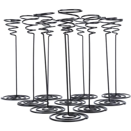 10 stuks tafelmodel plantenbak, modieuze luchtplantstandaard, containerdisplayrek black