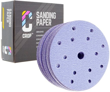 CROP Purple Ceramic Schuurschijf 150mm korrel 150 - 50 stuks