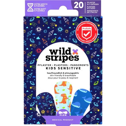 Wild Stripes Pleisters Kids Sensitive Space - 20 stuks