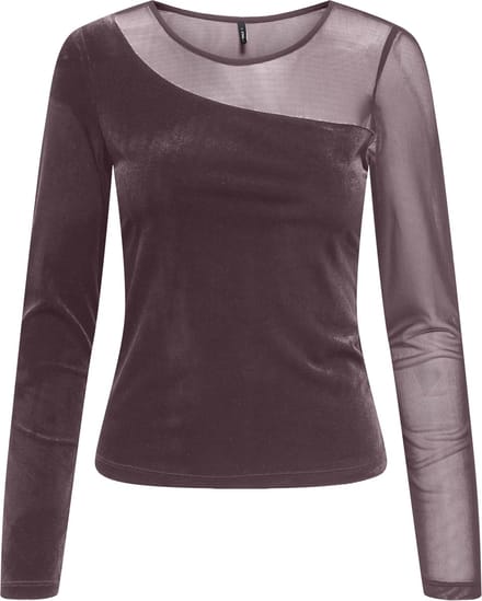 Only Smooth Mix Top Longsleeve Shirt Dames - Maat M