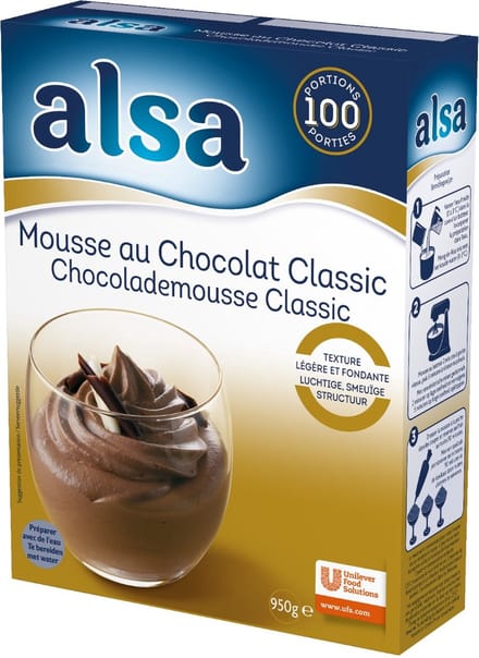 Alsa Chocolademousse classic - Pak 950 gram