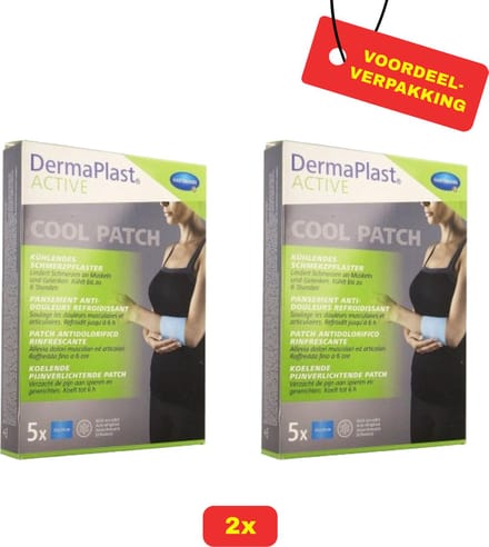 2X DermaPlast Active Cool Patch - 2x 5 stuks - Voordeelverpakking!