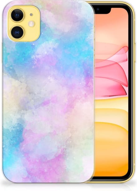 Hoesje maken Apple iPhone 11 Watercolor Light