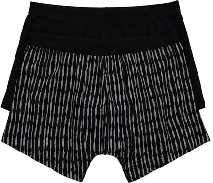 JP 1880 - Heren - Midpants FLEXNAMIC® OEKO-TEX set van 2 onderbroek - Zwart - Maat 8XL