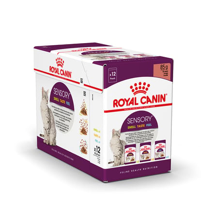 Royal Canin Sensory - Multipack in Saus - Kattenvoer - 12x85g - Natvoeding