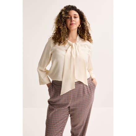 Wijde Blouse Met Strik