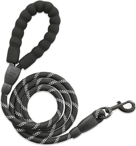 Hondenriem - Hondentuig - Leiband - Zwart - 300cm