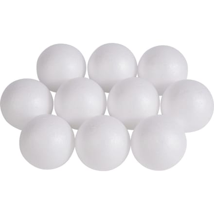 VBS Piepschuim bal, Ø 6 cm, 10 stuks