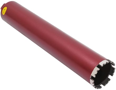 63/76/112 mm Core Drill Bit 4 mm Wall Thickness Drill Bit Concrete Approx. 410 mm Drilling Depth Diamond Drill Bit Core Bore Suitable for Drilling in Concrete, Masonry, Brick, Asphalt, Mortar and