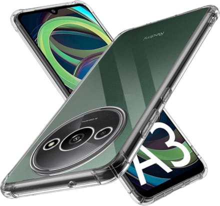 Hoesje voor Xiaomi Redmi A3 backcover Shockproof siliconen Transparant