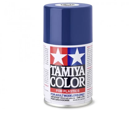 Tamiya Hobbyverf Acrylverf - TS-15 Blue - Gloss - Acryl Spray - Verf spuitbus - 100 ml