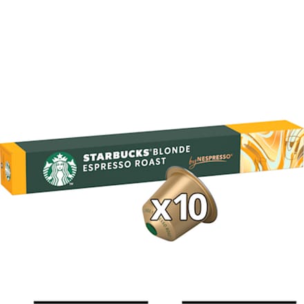 Koffiecups Starbucks espresso blonde roast 10 stuks