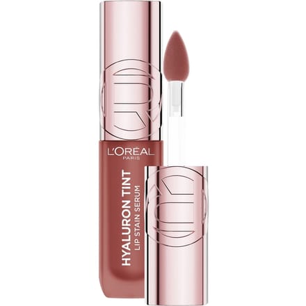 L'Oréal Paris Hyaluron Tint Lipstain - Langdurig hydraterend serum - 12 uur gewichtloze kleur - 640 Tea Time