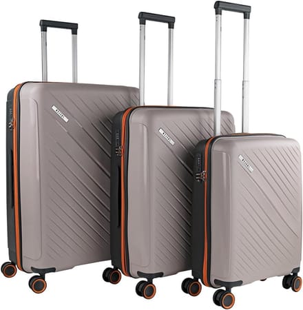 Reis Koffer Set - Bagage Set - Veilig Reizen - Robuuste Afwerking - 96 Liter - Taupe