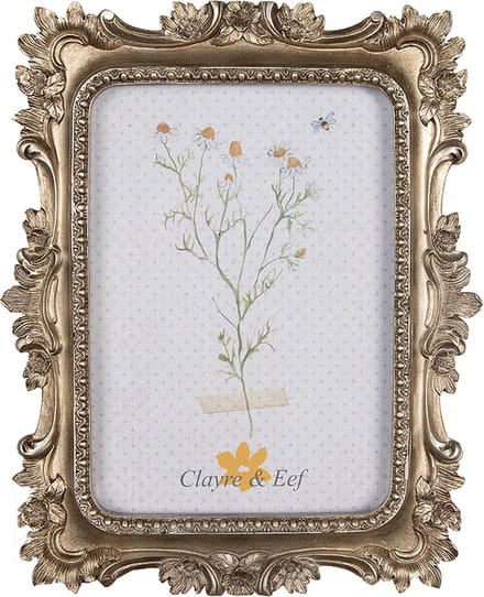 Clayre & Eef Fotolijst 13x18 cm Goudkleurig Kunststof