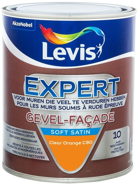 Levis - Expert Gevel Mix - Clear Orange C80 - Mengverf - 1 L
