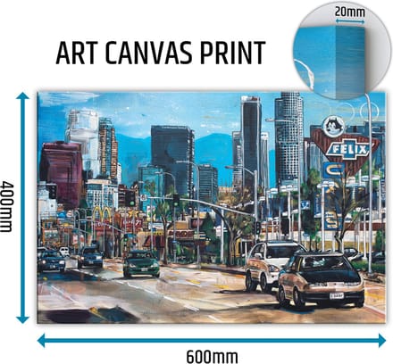 Los Angeles city canvas schilderij 60x40 cm