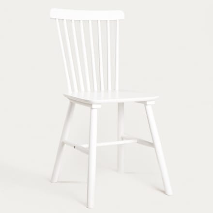 HOMLA Stoel VICI – Wit – 46x52x92 cm