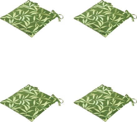 Madison - Zitkussen - Universeel - 4 stuks - 46 x 46 cm - Fergus Green - Tuin