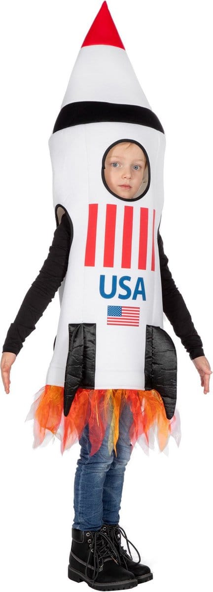 Raket Kostuum USA Kind - Maat 140