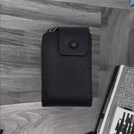Knaak Creditcardhouder Donkerblauw - Compact - 12 Pasjes - Kunstleer - Met Kliksluiting