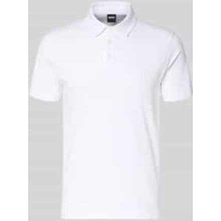 Poloshirt met merkopschrift