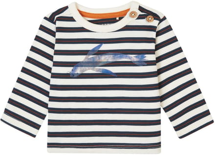 Noppies Tee Ger long sleeve stripe Jongens T-shirt - Maat 68