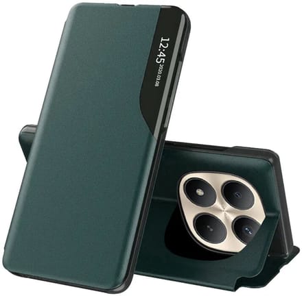 Hoesje geschikt voor Xiaomi Redmi Note 15 Pro Plus / Xiaomi Poco M8 Pro - Techsuit eFold Book Case - Donkergroen
