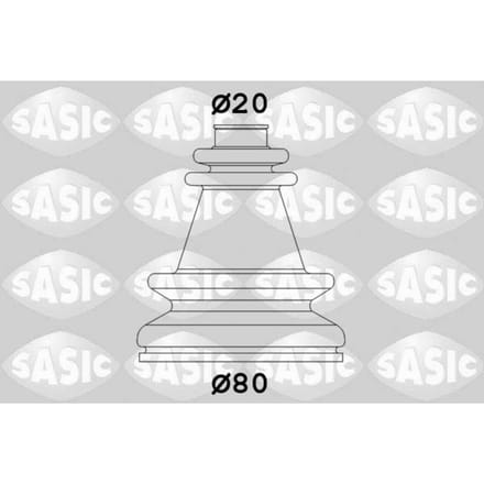 Balgenset, aandrijfas SASIC 4003406