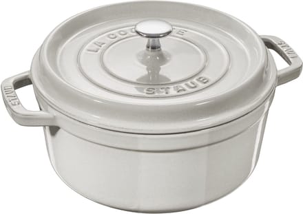 Staub Braadpan / Cocotte - White Truffle - ø 24 cm / 3.8 liter
