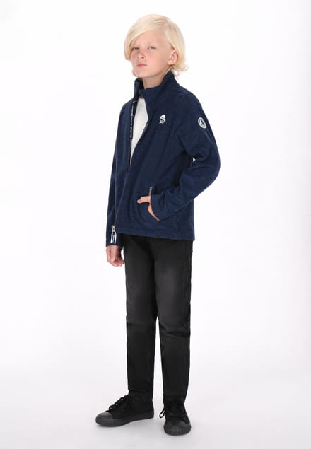Schmuddelwedda Fleece jas jongens (kinderen) marine gem