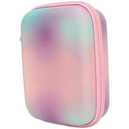 Harde koffer voor instant camera met soepele rits EVA waterdichte universele draagkoffer voor instant camera gray