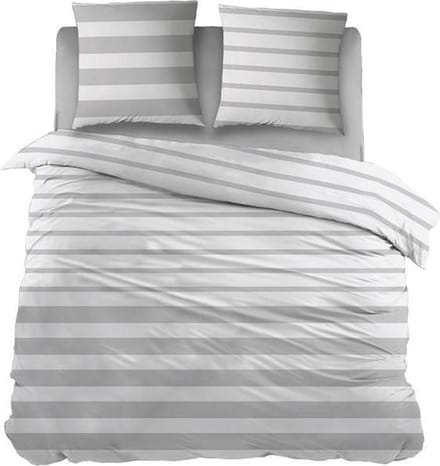 Snoozing Mandy - Dekbedovertrek - Eenpersoons - 140x200/220 cm + 1 kussensloop 65x65 cm - Grey