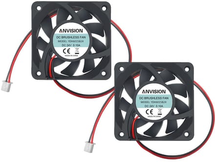 60mm x 15mm DC 24V borstelloze koelventilator - Dubbel kogellager