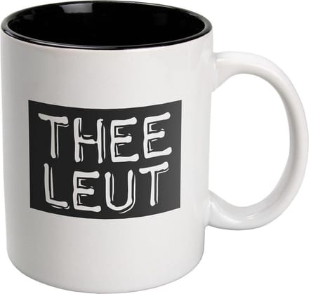 Black & White Mugs - Theeleut (white)