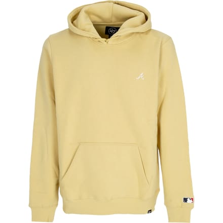 Mannen hoodie Mlb Base Runner Emb Burnside Hoodie Atlbra Light Gold