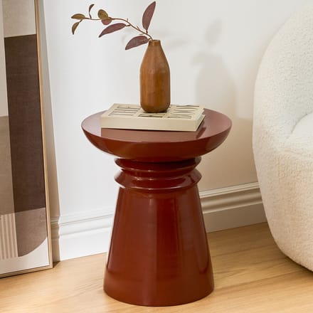 Eazy Living Totem Bijzettafel Ø 38 cm Noham Bruin