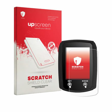 upscreen - Screenprotector voor JZK Bike Computer - Folie Beschermfolie transparant