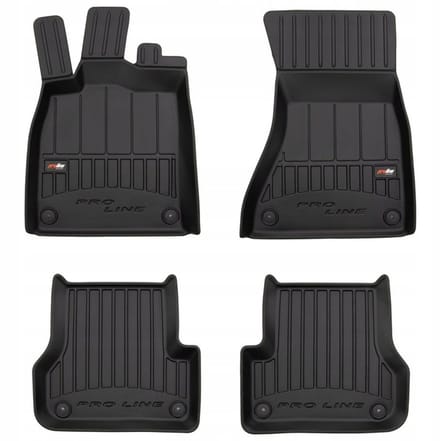 Frogum No.77 - Automatmatten passend voor Audi A7 C7 2010-2017 - 3D Korfmodel - TPE Rubber - Zwart