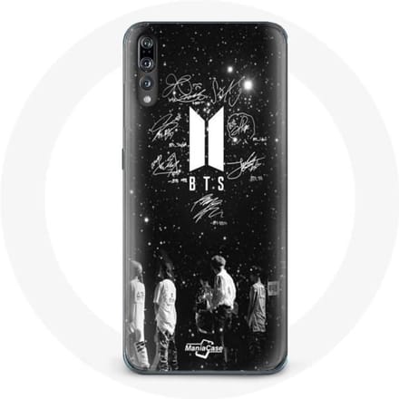 Hoesje - BTS - Huawei P20 Pro - Flexibel - Zwart - BTS Leden