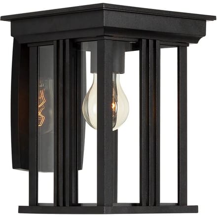 KS Verlichting Essex Muurlamp Zwart
