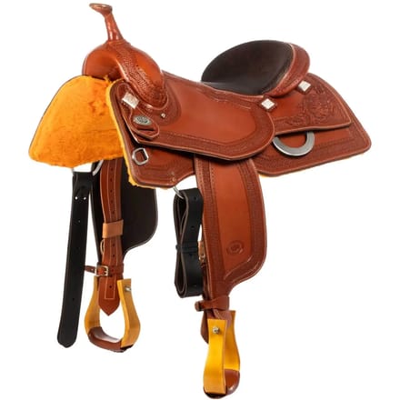 Zadel met gewatteerde zittingborder Westwood Classic #FL6#64
