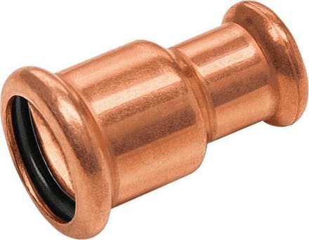 Bonfix Pressfitting roodkoper WATER Verloopkoppeling 28x15 - 2 x press - (m-profiel)