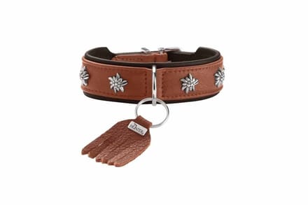 Hunter Hondenhalsband München Cognac Maat 37