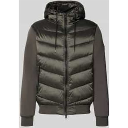 Slim fit gewatteerd jack met tunnelkoord