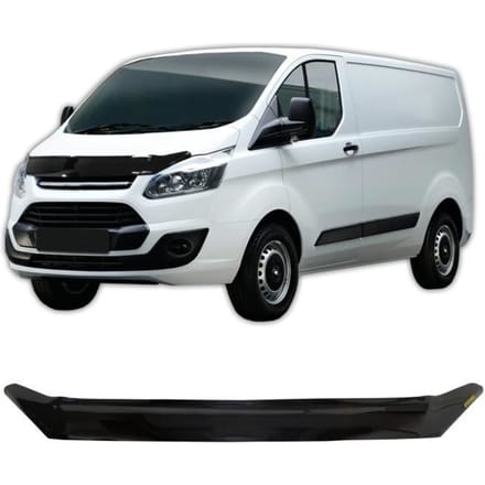 Déflecteur de Capot - SCOUTT - Ford Tourneo Custom - ABS Plastique - Installation Facile - Noir noir