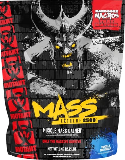 Mutant Mass XXTreme 2500 - 1000 g - Vanille Ice Cream
