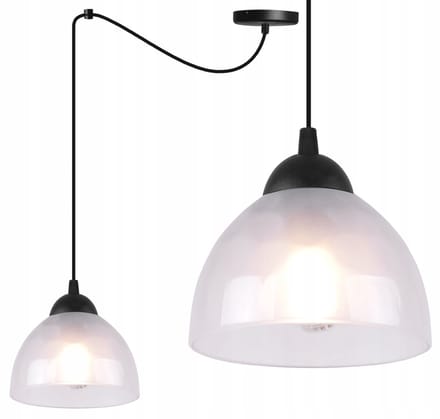 Hanglamp Loft Zwart Melkglas E27 - Stijlvolle Verlichting voor Woonkamer