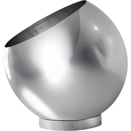 AYTM bloempot Globe, Ø 21 cm, zilver, roestvrij staal